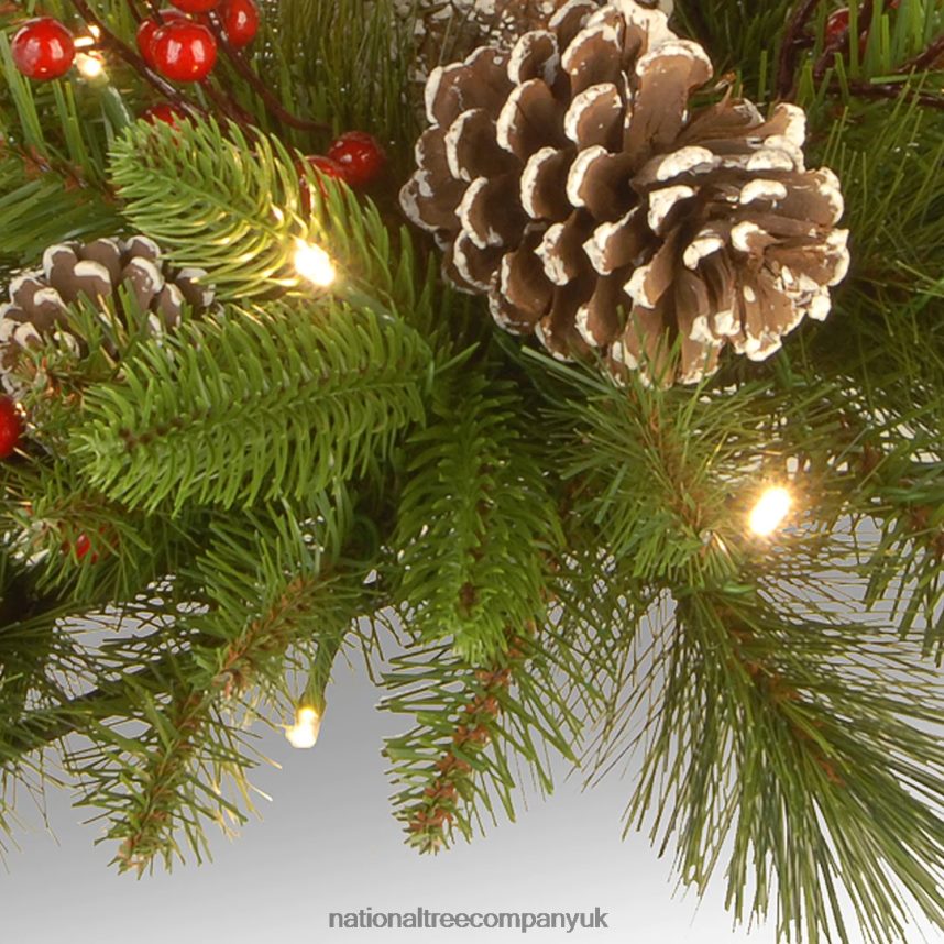 Greenery | National Tree Company Bristle Berry Candleholder Centerpieces F2L4F473